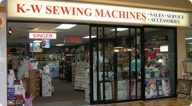 K-W Sewing Machines - Visit Our Store Today